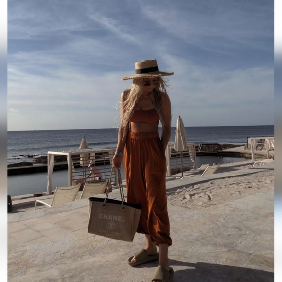 Sold - Chanel Deauville Tote - Picture 11 of 13